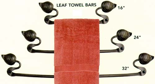 leaf towel bars