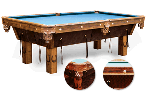 The Socorron pool and billiard table