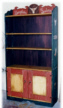 Collection of Western and southwestern bookcases, bookshelves