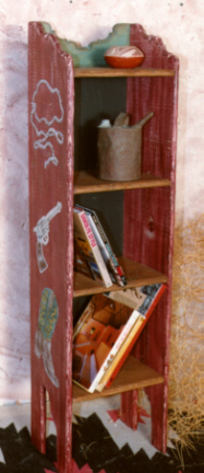 J. C. Schahrer's Western 4-Shelf Bookcase