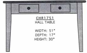 CHL Series Hall Table
