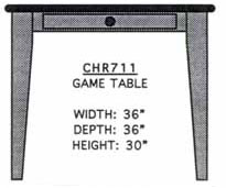 CHL Series Game Table