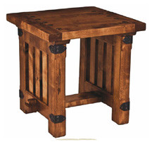 wooden end side table mesa de ocacion