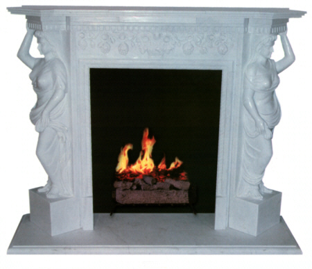  Marble Fireplace Mantel FP41