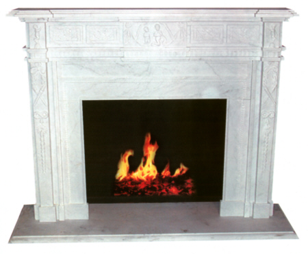  Marble Fireplace Mantel FP635