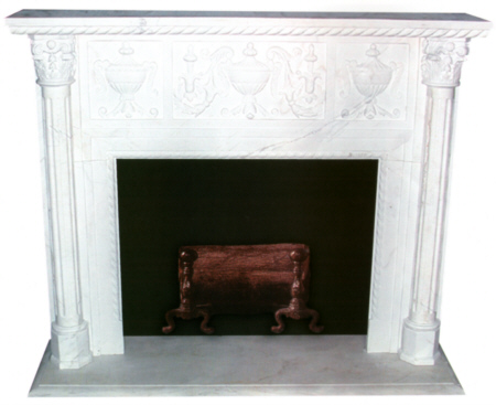  Marble Fireplace Mantel FPH10