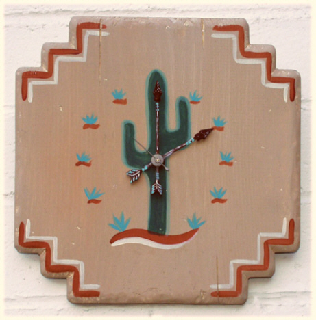 J. C. Schahrer's Southwest Cactus Clock