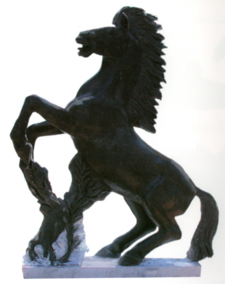 WL652 Marble Horse Statue